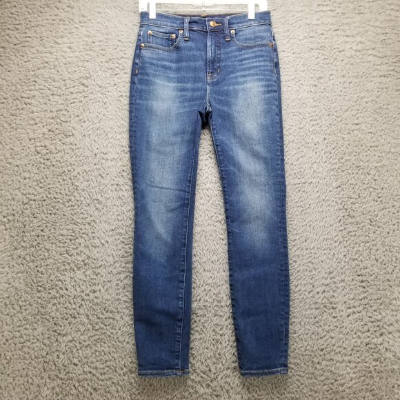 J. Crew Jeans Womens 26 Blue Toothpick Stretch Skinny Re-Imagined Denim - Picture 1 of 16